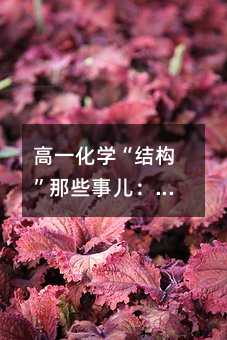 ��һ��ѧ���ṹ����Щ�¶���Ԫ�ؽ�Ľ���������罻����