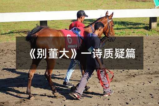 《别董大》一诗质疑篇